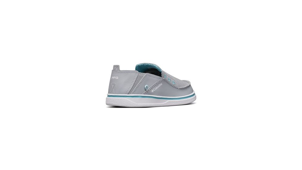 Columbia Childrens Bahama PFG Shoes, Earl Grey/Geyser, Medium, 11, 1826931025-11