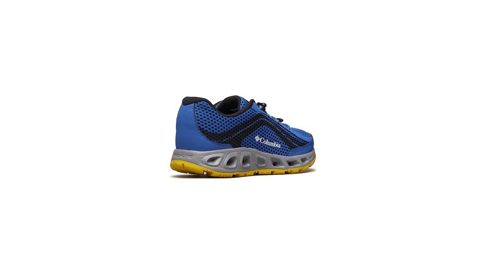 Columbia Youth Drainmaker IV Boat Shoes, Stormy Blue/Deep Yellow, Medium, 5, 1826921426-5