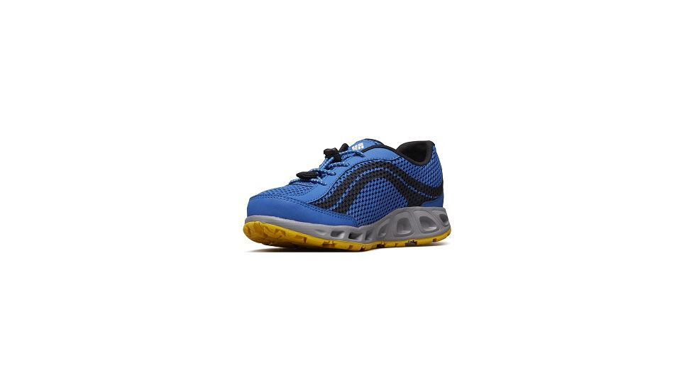 Columbia Youth Drainmaker IV Boat Shoes, Stormy Blue/Deep Yellow, Medium, 5, 1826921426-5