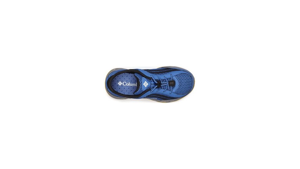 Columbia Youth Drainmaker IV Boat Shoes, Stormy Blue/Deep Yellow, Medium, 5, 1826921426-5