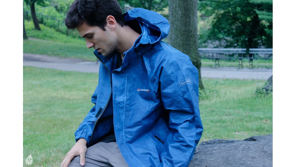 Compass 360 AdvantageTek Rain Jacket, HV Lime Green, Medium AT23102-55-MD