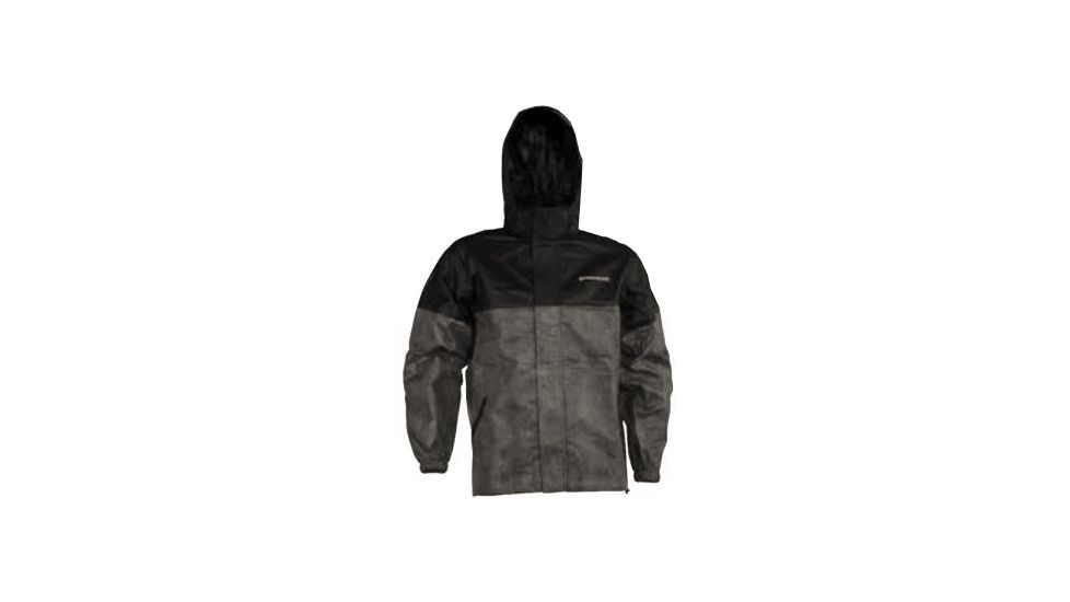 Compass 360 AdvantageTek Rain Parka, Black/Stone, Small AT23110-1085-SM