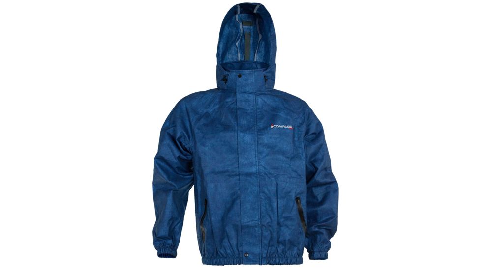 Compass 360 AdvantageTek T50 Non-Woven Rain Jacket, Blue, XL 4014729
