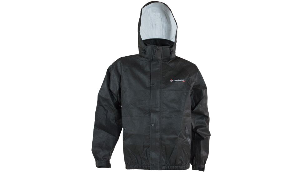 Compass 360 DuraTek T75HD Non-Woven Rain Jacket, Black, LG 4014768