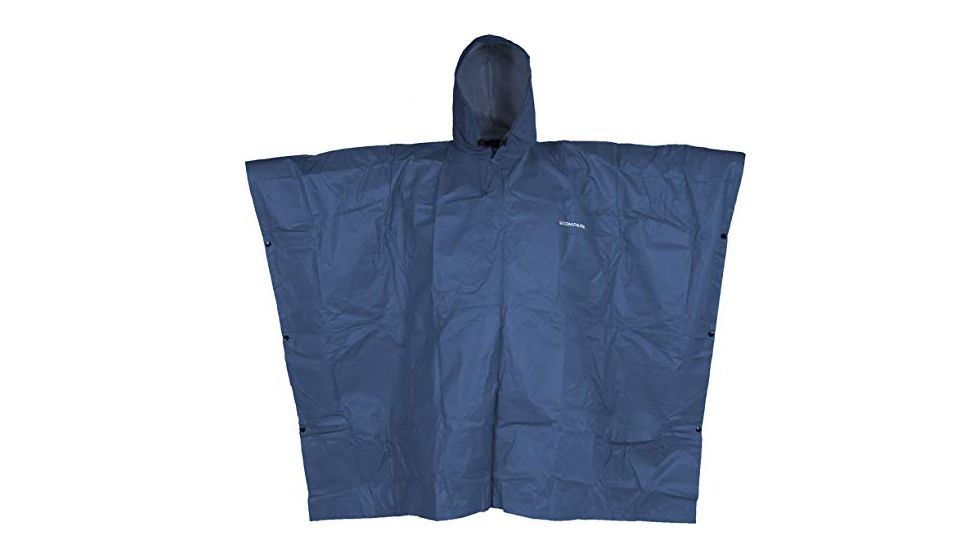 Compass 360 Eco-Lite Rain Poncho, Blue, One Size, EL52114-21
