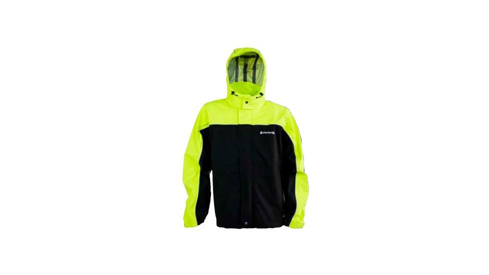 Compass 360 HydroTek RoadForce Reflective Jacket, Black/Slate w/Silver Piping, Small HT23125-5510-SM