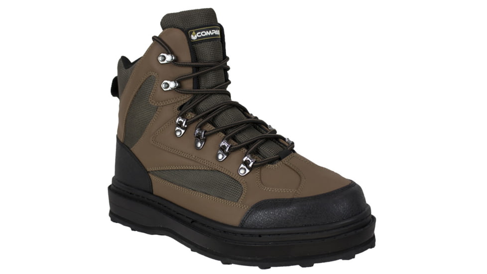 Compass 360 Ledges Cleat Sole Wading Shoes w/Studs - Mens, Coffee, 10, 2415325-10