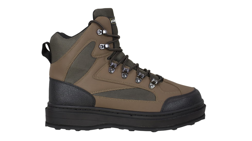 Compass 360 Ledges Cleat Sole Wading Shoes w/Studs - Mens, Coffee, 10, 2415325-10