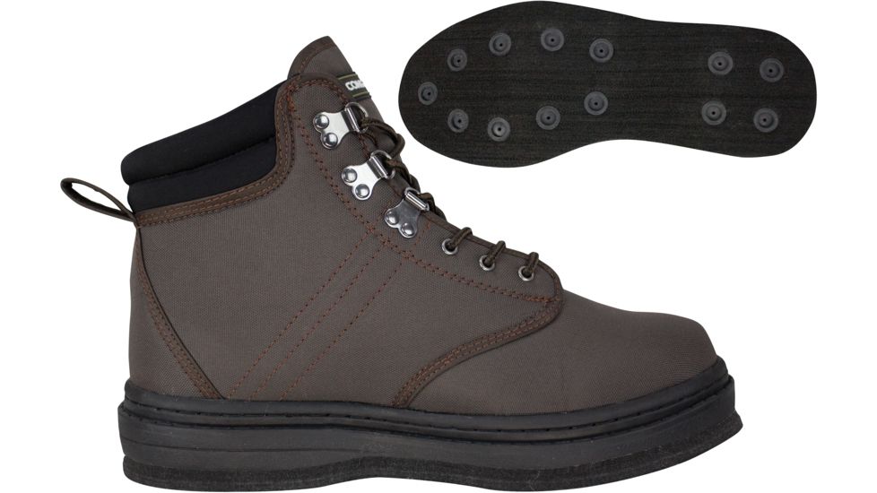 Compass 360 Stillwater Felt Sole Wading Shoes - Men's, Dark Brown, 9, 2417215-9