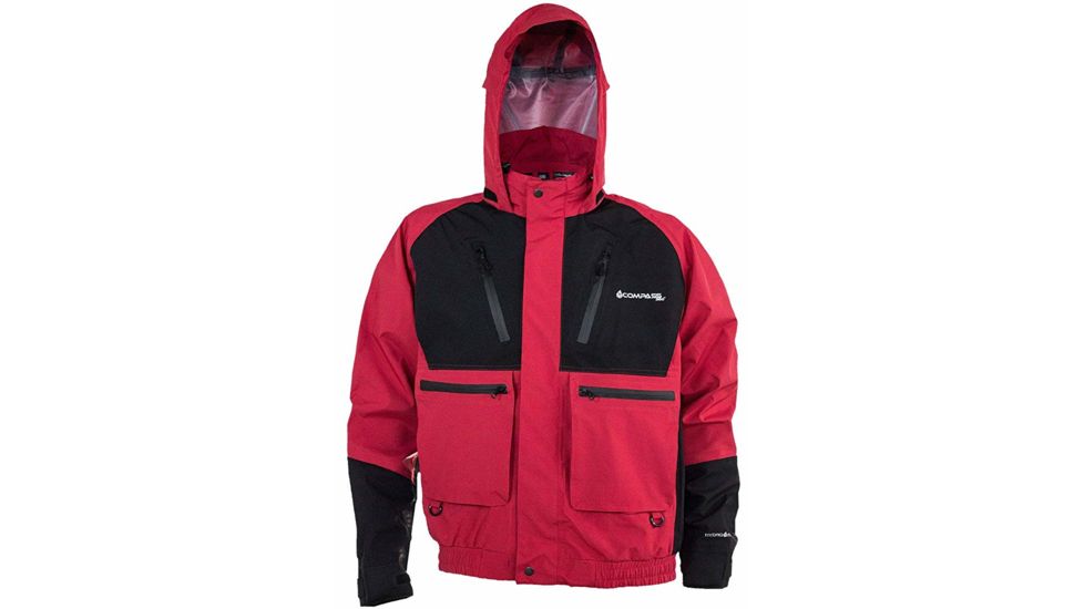 Compass 360 Thunder 2-Color HydroTek Jacket - Mens, Black &amp; Red, Small, HT23102-1040-SM