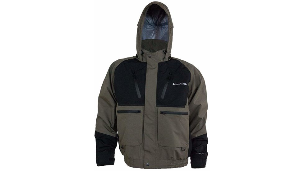 Compass 360 Thunder 2-Color HydroTek Jacket - Mens, Black &amp; Stone, Small, HT23102-1085-SM