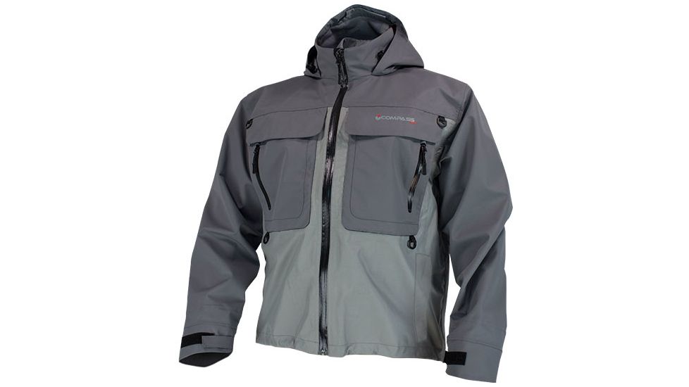 Compass 360 Wafarer Pro Wading Jacket - Mens, Dove &amp; Slate, Small, 2313055-SM