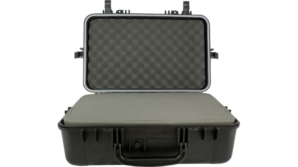 Condition 1 535 Airtight/Watertight Large Protective Case w/Foam,Black,23x16x8in H535BKF8399AC1