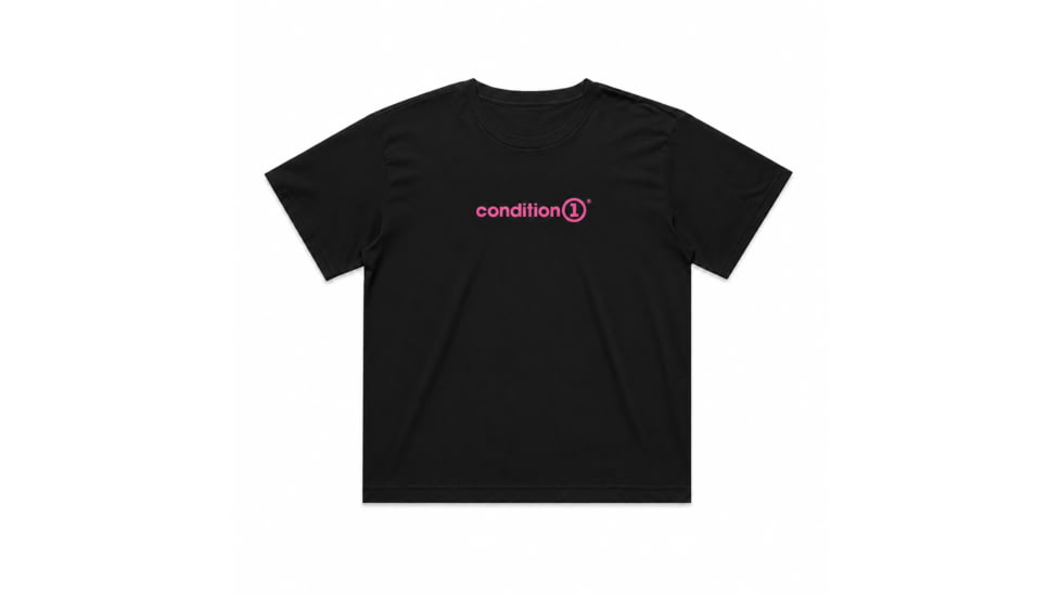 Condition 1 Womens Logo Crop Tee, AP10036XL