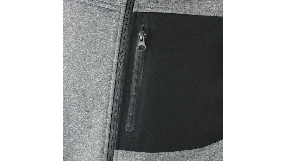 Condor Outdoor Cirrus Technical Fleece Jacket, Graphite, Large, 101136-018-L