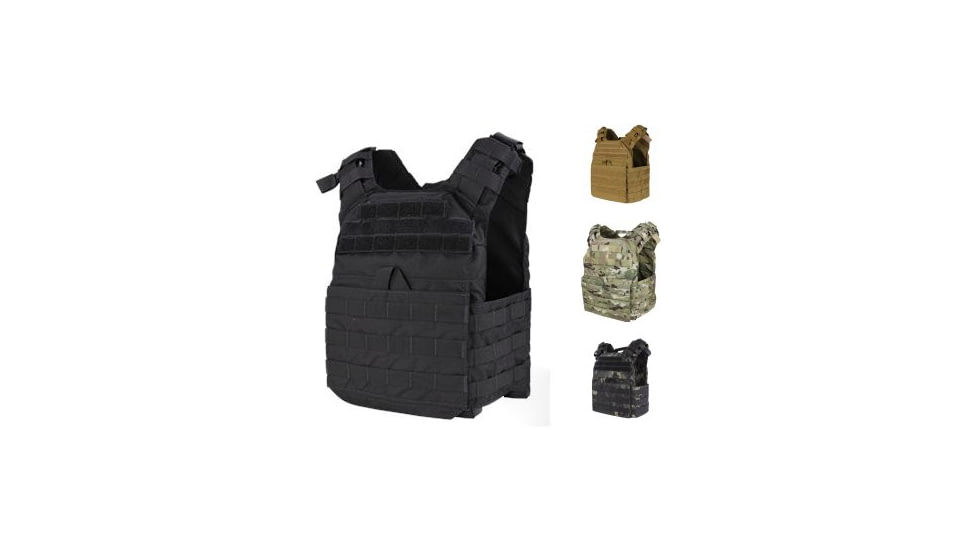 Condor Cyclone Plate Carrier, Black, Coyote Brown, MultiCam, MultiCam Black
