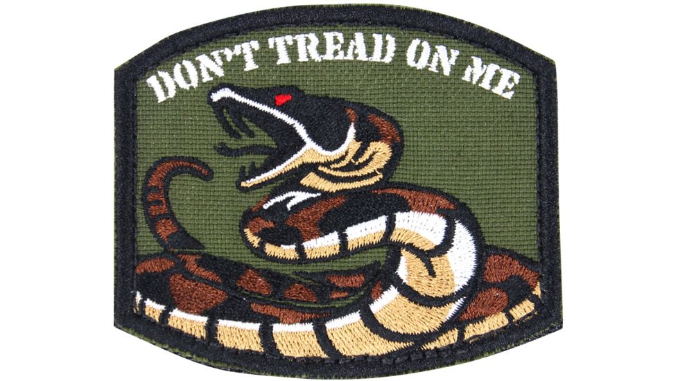 Condor Outdoor Don't Tread On Me Patch, 6 Pcs / Pack, Olive Drab, 181015-001