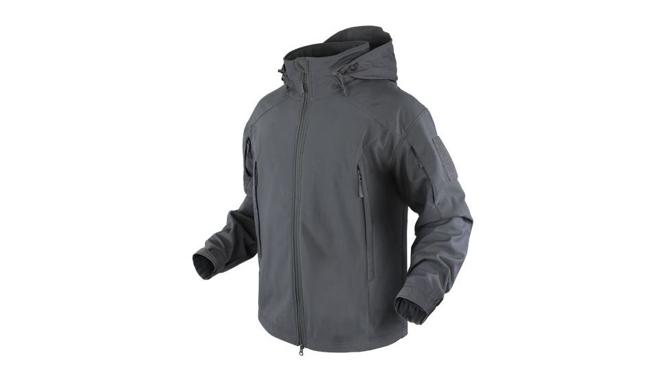 Condor Outdoor ELEMENT SOFTSHELL JACKET, Graphite, 3 Extra Large 101098-018-XXXL