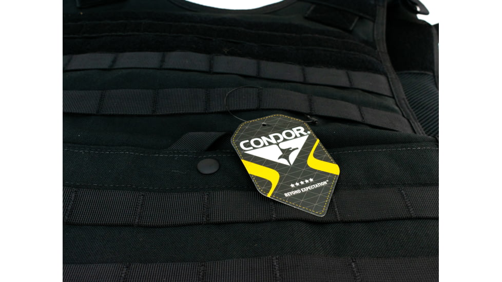 Condor Outdoor Exo Plate Carrier Gen II, Black, L/XL, 201165-002-L