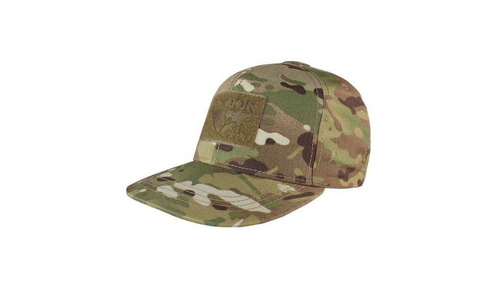 Condor Outdoor Flat Bill Snap Back Hat, Multicam, 161142-008