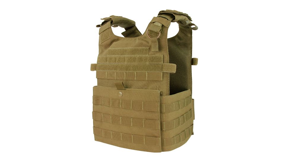 Condor Outdoor Gunner Plate Carrier, Coyote Brown, Coyote Brown, 201039-498