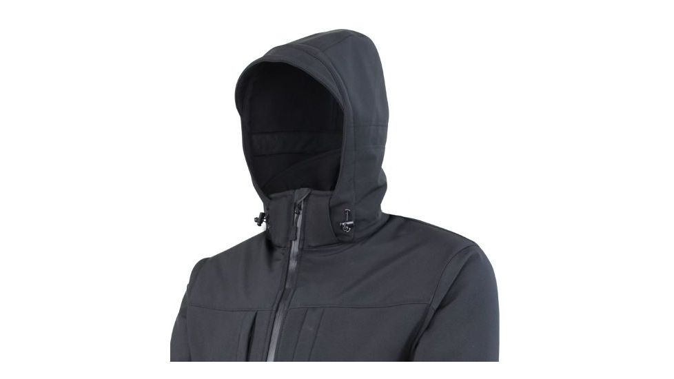 Condor Outdoor OVERCAST SOFTSHELL PARKA, Black, Large 101058-002-L