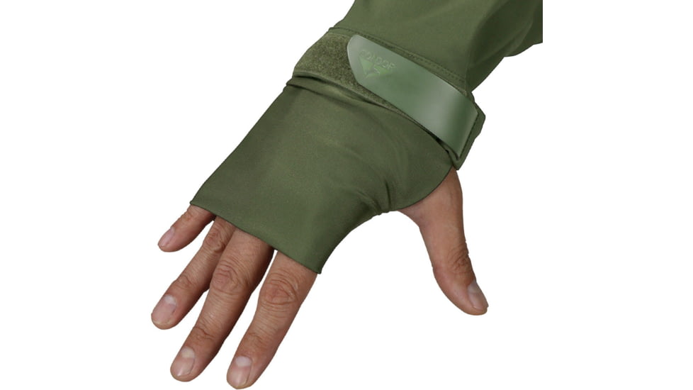 Condor Outdoor Patrol 1/4 Zip Soft Shell Jacket, Olive Drab, Small, 101185-001-S