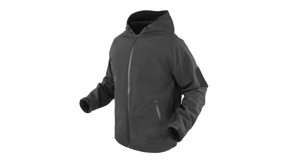 Condor Outdoor PRIME SOFTSHELL HOODY, Graphite, Large 101095-018-L