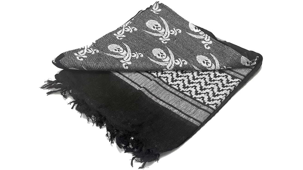 Condor Outdoor Shemagh 100% Cotton, Tan/Black Pirate, 201-P002