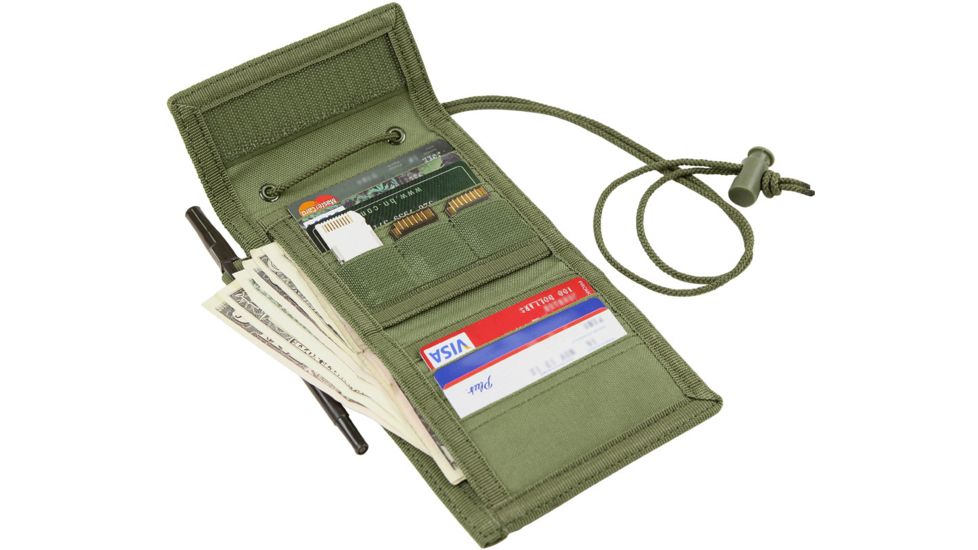 Condor Outdoor Vault Tri-fold Wallet, Olive Drab, 235-001
