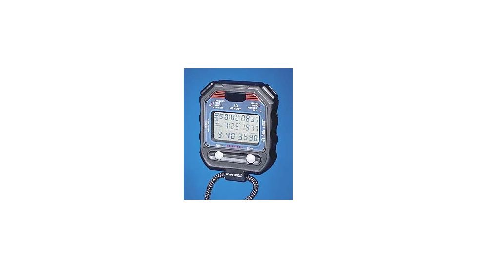 VWR 60 Memory, Multi-Function Stopwatch with Countdown 1025 Vwr Stopwatch MULT-FUNCT W/MEM
