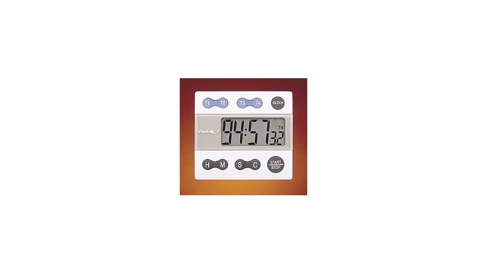 VWR Four-Channel Alarm Timer 5004 Vwr Alarm Timer 4-CHANNEL