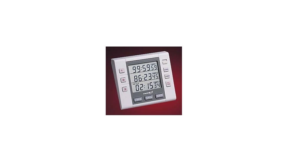 VWR Three-Channel Alarm Timer with Triple Display 5000 Vwr Timer Countdown Alarm