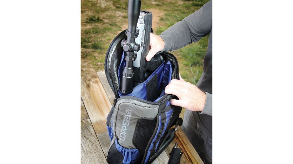 Copper Basin Ruger 10/22 Takedown Pack, Discreet Gun Storage, Blue/Gray, CB-1020