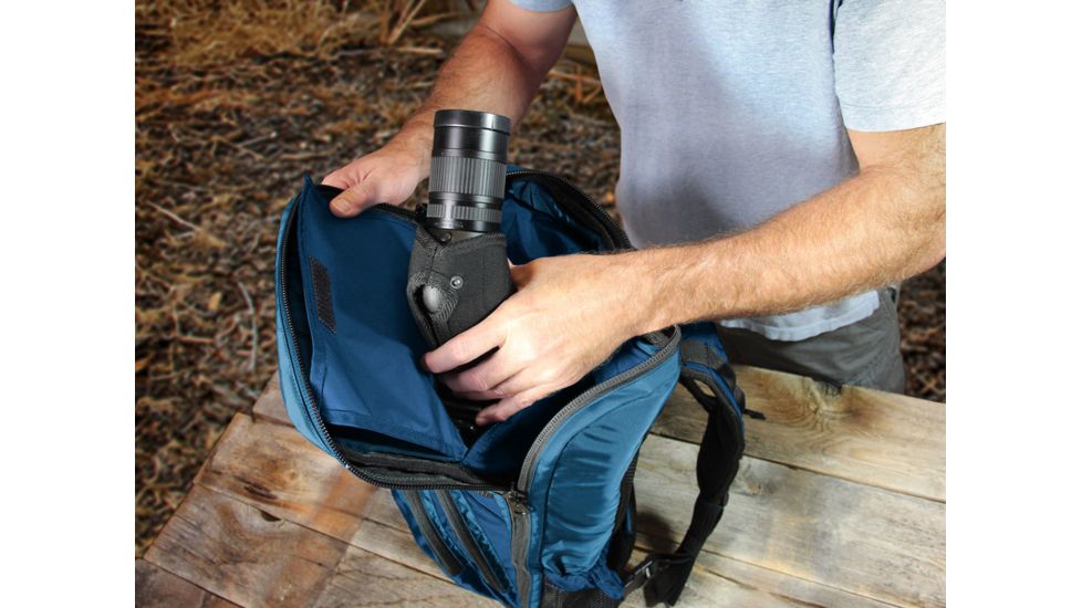 Copper Basin Spotting Scope Birding Backpack, Blue/Gray, CB-1021
