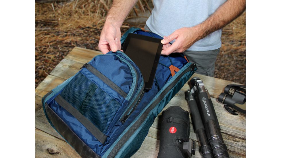 Copper Basin Spotting Scope Birding Backpack, Blue/Gray, CB-1021
