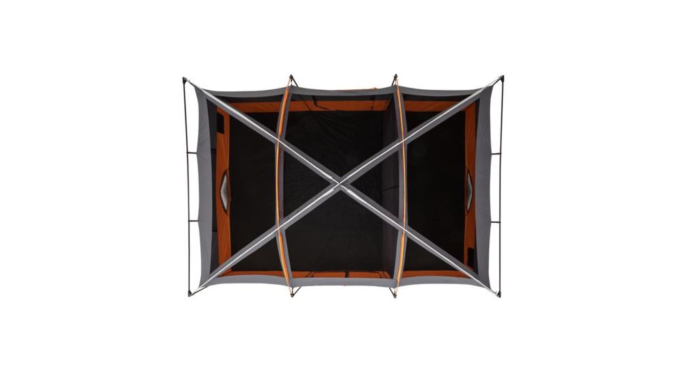 Core Equipment 12 Person Straight Wall Tent, Orange/Gray, 16 x 11 ft, 40082