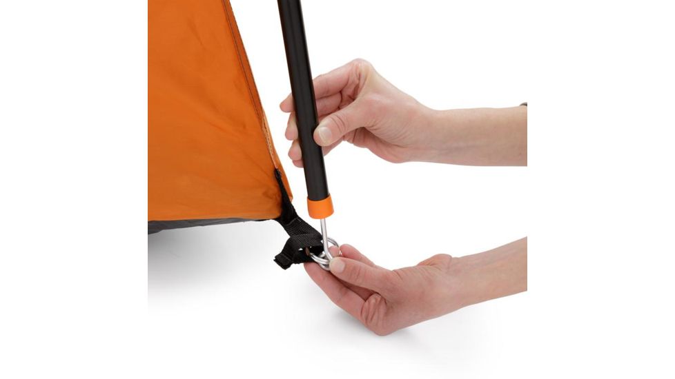 Core Equipment 12 Person Straight Wall Tent, Orange/Gray, 16 x 11 ft, 40082