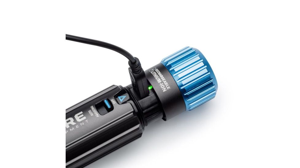 Core Equipment 1500 Lumen Rechargeable Flashlight with Auto-Brightness, Gray, 2 x 2 x 9.8 in, 40076