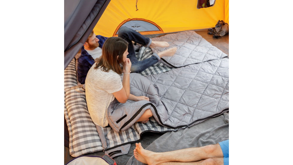 Core Equipment 20 Deg Oversized Sleeping Bag, Grey, Extra Large, 40024