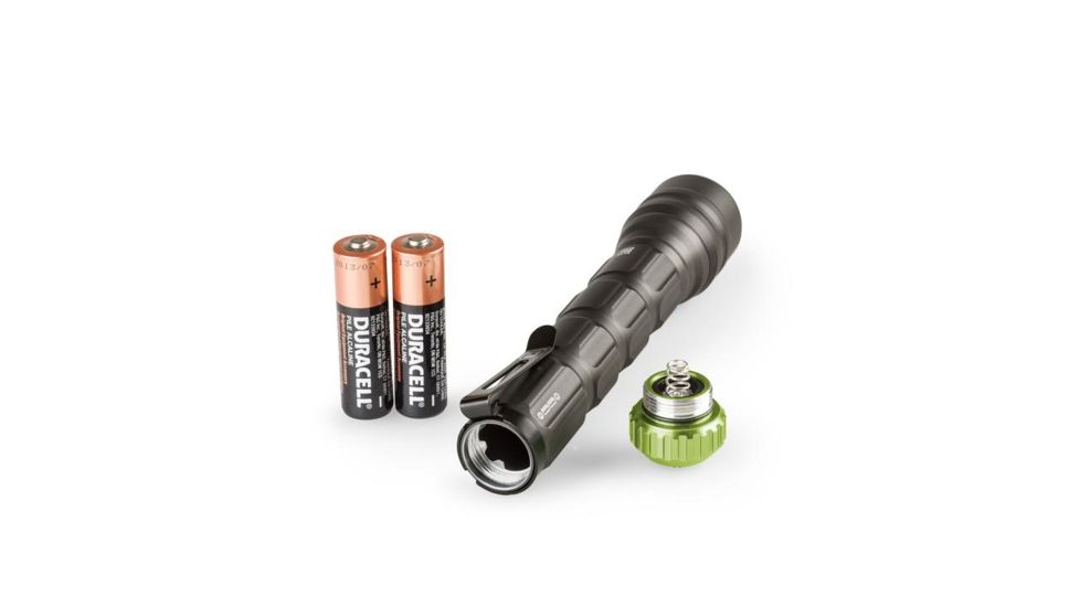 Core Equipment 275 Lumen Multi-Color LED Flashlight, Gray, 6.4 x 0.9 x 1.1 in, 40010