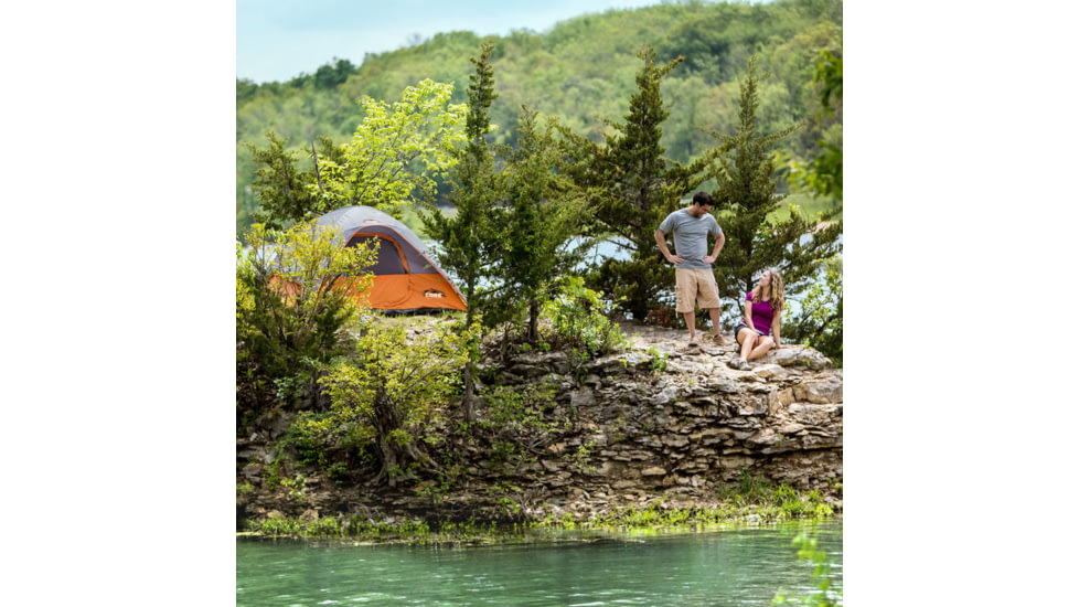 Core Equipment 4-Person Dome Tent, Orange, 40002