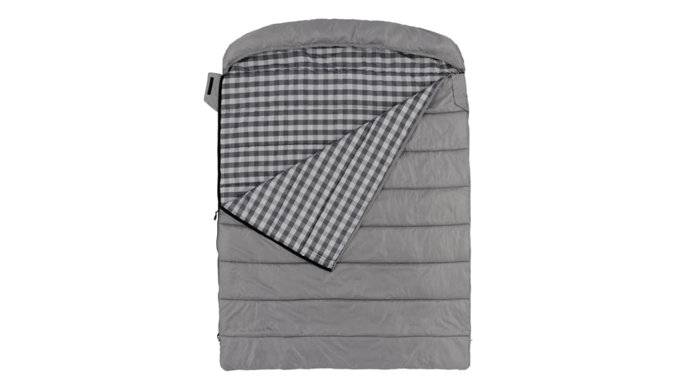 Core Equipment 40 Queen Cool Climate Sleeping Bag, Grey, 40110