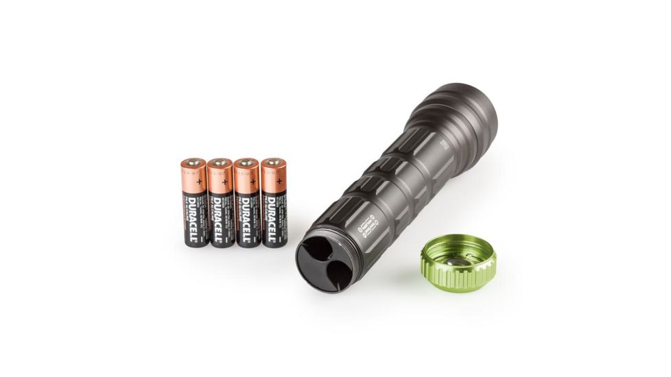Core Equipment 500 Lumen Multi-Color LED Flashlight, Gray, 7.9 x 1.5 x 1.9 in, 40011