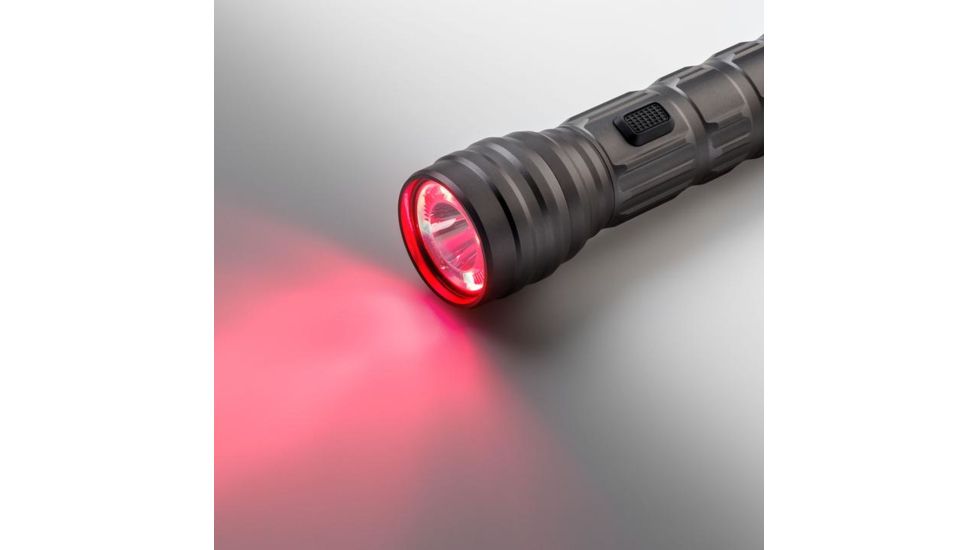 Core Equipment 500 Lumen Multi-Color LED Flashlight, Gray, 7.9 x 1.5 x 1.9 in, 40011