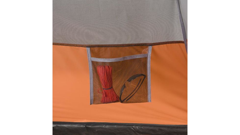 Core Equipment 6 Person Dome Tent, Orange/Gray, 11 x 9 ft, 40003