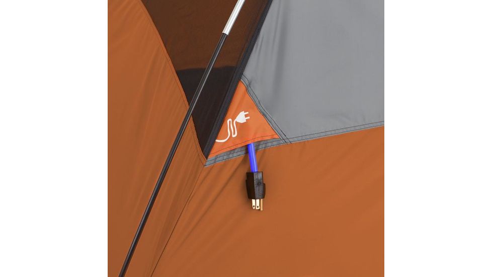 Core Equipment 6 Person Dome Tent, Orange/Gray, 11 x 9 ft, 40003