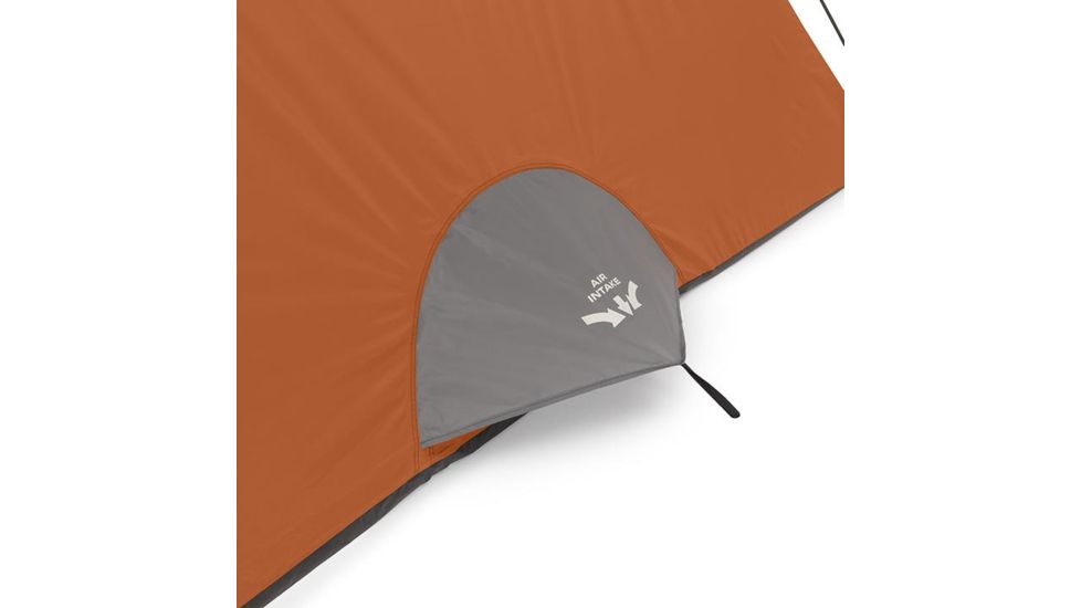 Core Equipment 6 Person Dome Tent, Orange/Gray, 11 x 9 ft, 40003