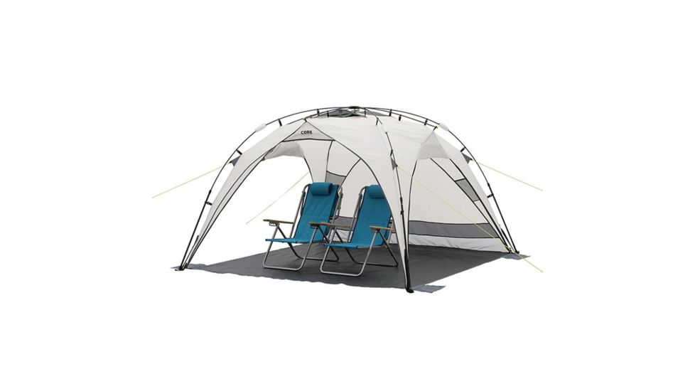 Core Equipment Instant Sport/ Beach Shade, Light Gray, 8x8 ft, 40039