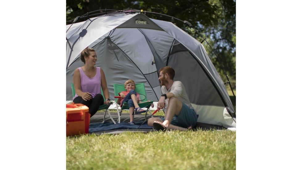 Core Equipment Instant Sport/ Beach Shade, Light Gray, 8x8 ft, 40039